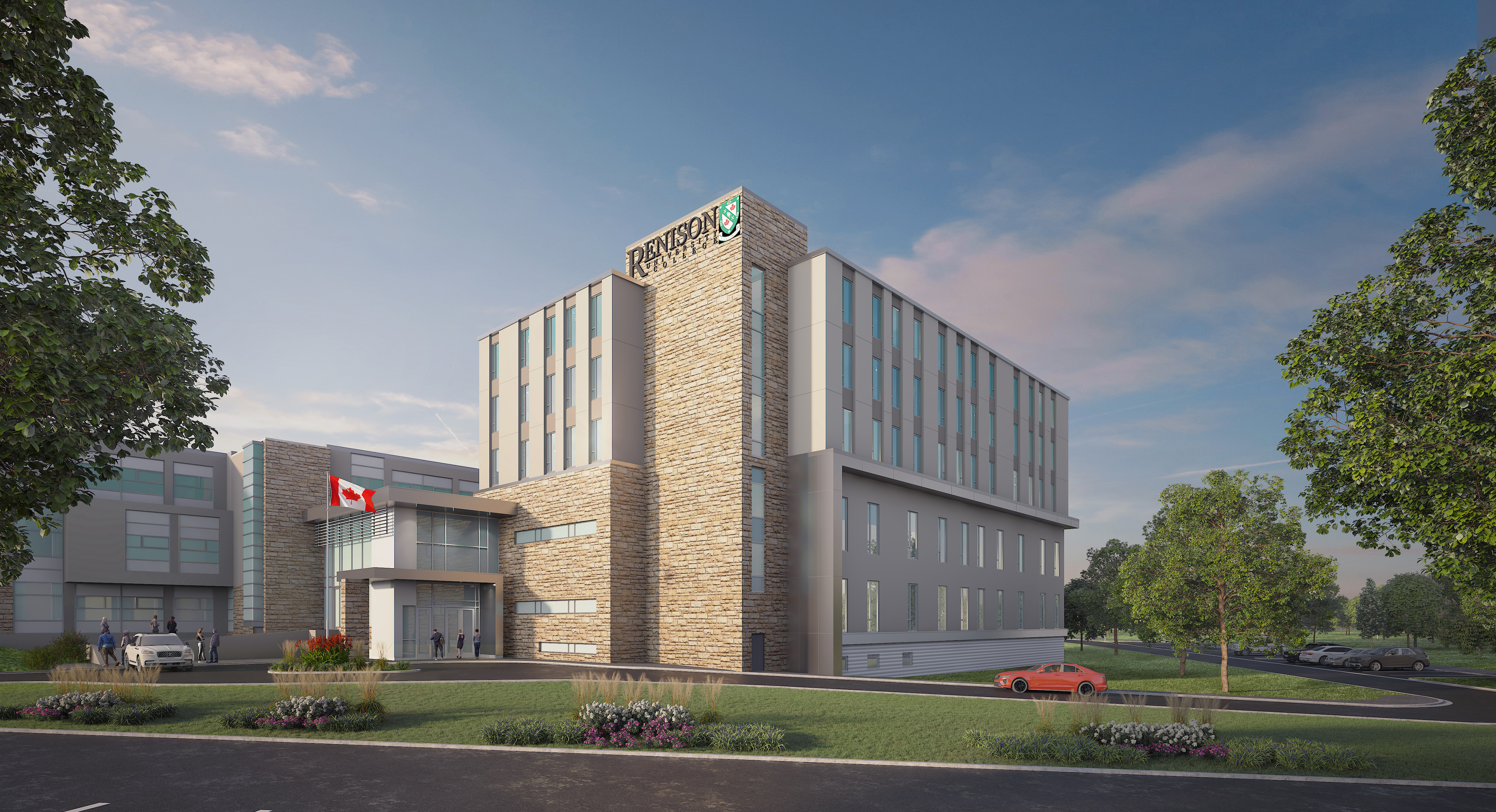 Rendering image of new Renison residence/>
<p style=